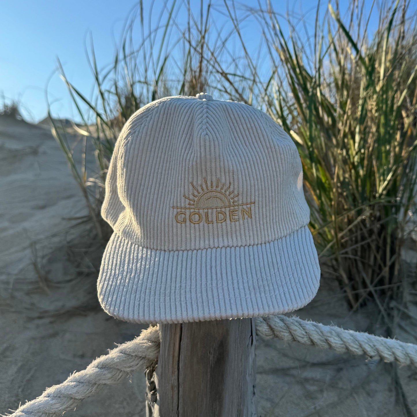 Golden Corduroy Hat