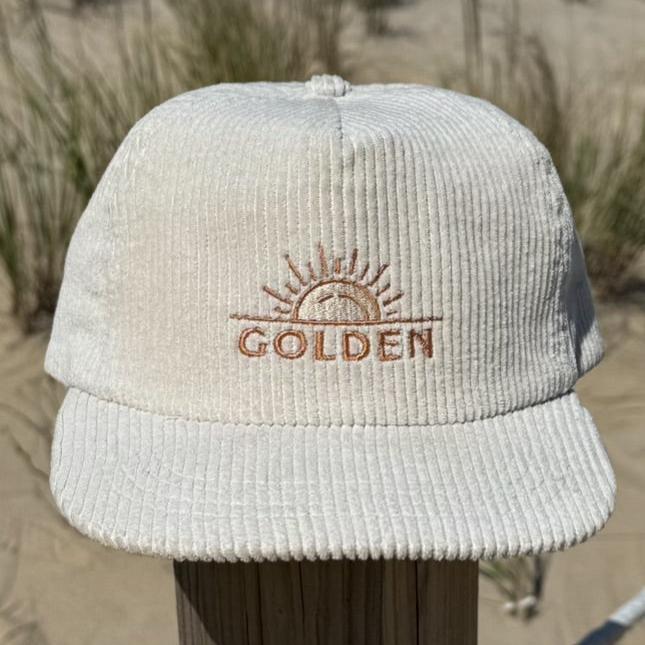 Golden Corduroy Hat