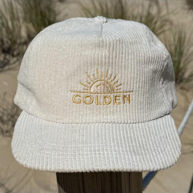 Golden Corduroy Hat