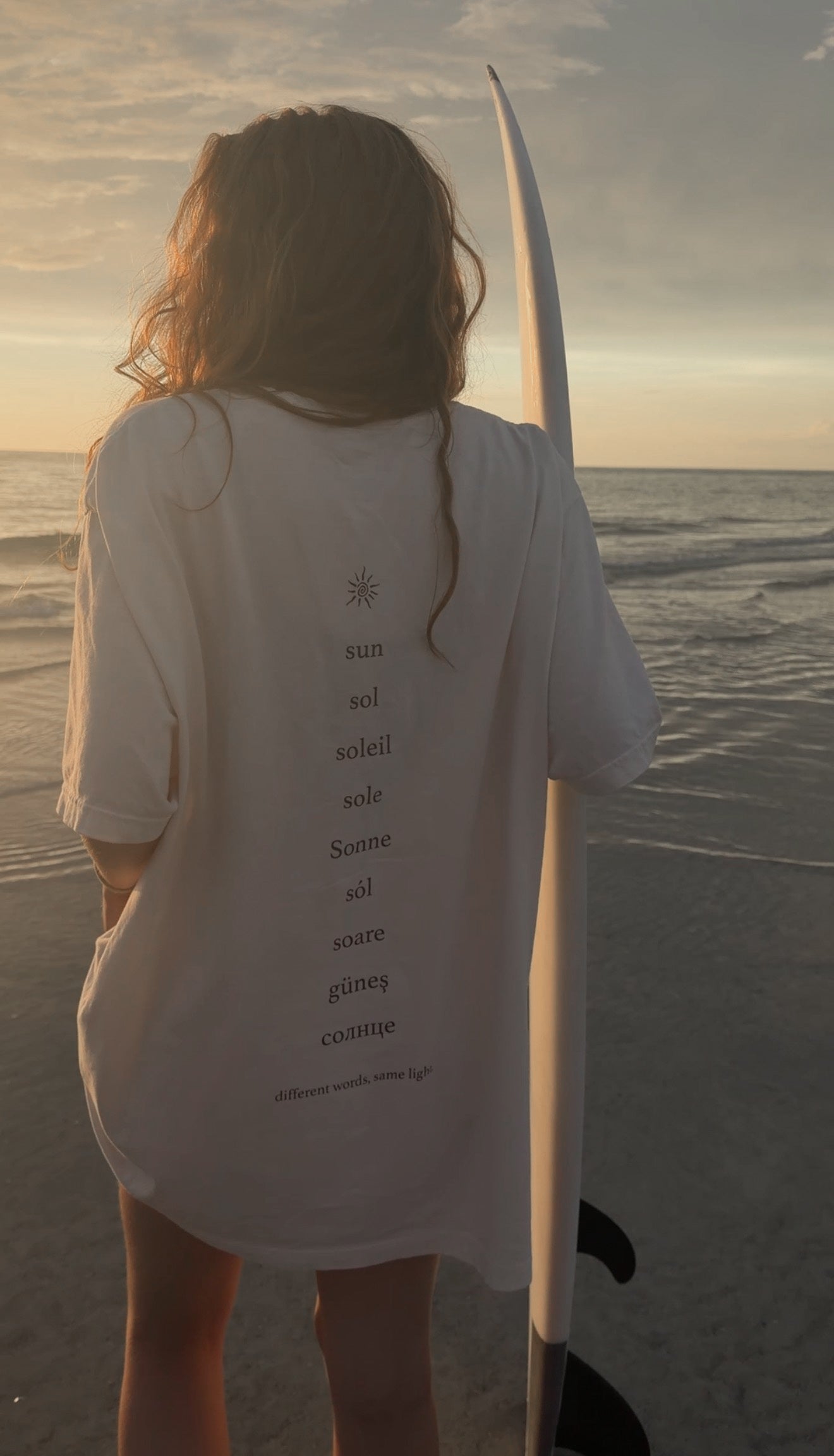 sol oversized tee