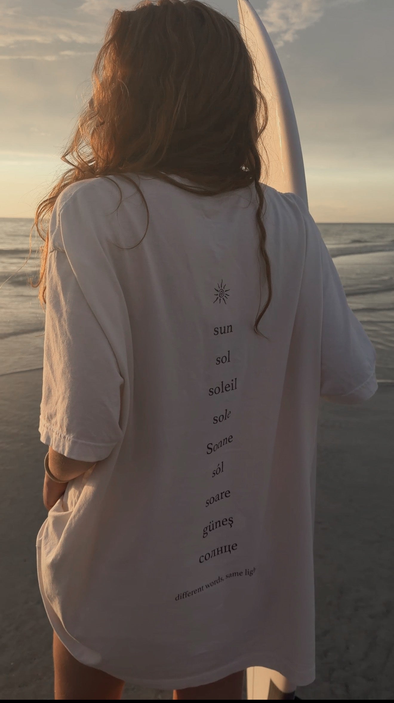 sol oversized tee